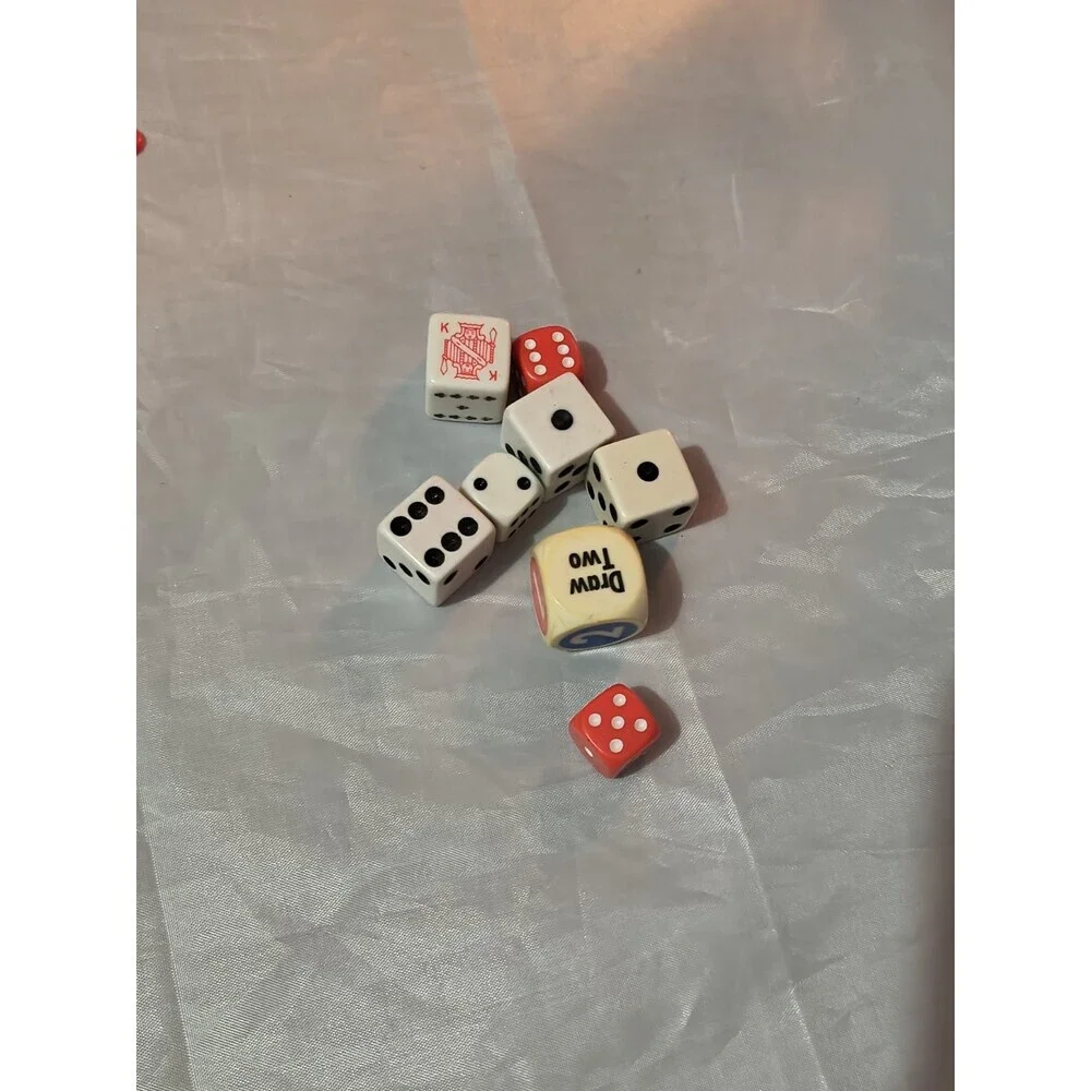 Random Replacement Board Game Pieces Wooden Chess, Checkers, Dices, Variety
